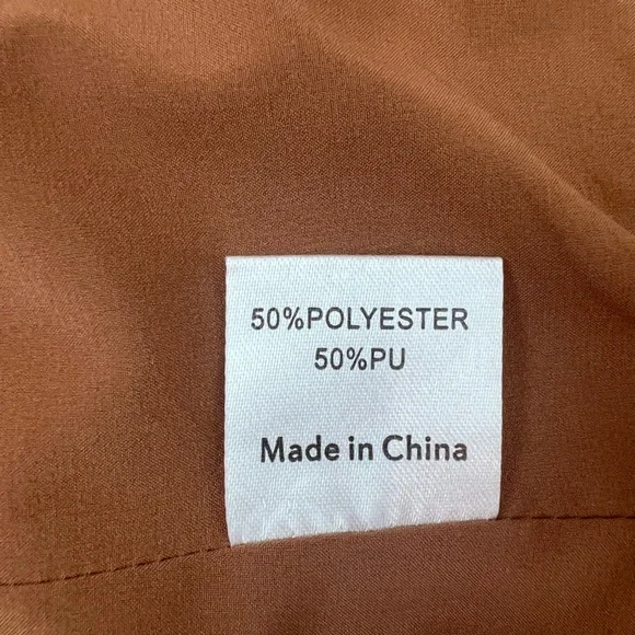 Princess Polly PU Bustier in Brown, Sz 10, Vegan Leather - Picture 7 of 8